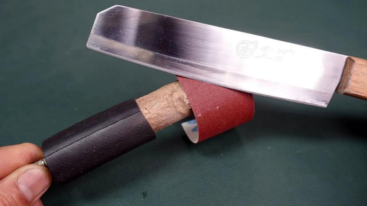 فیلم| روشی جالب برای تیز کردن چاقو با چوب و دریل